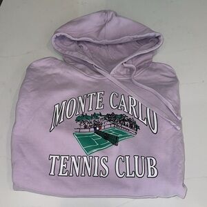 Firstport Monte Carlo tennis club purple hoodie